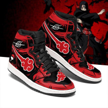 (6.5 (Adults')) Akatsuki Itachi Sneakers Symbol Naruto Anime Shoes