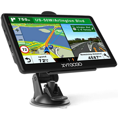 5'' Sat Nav Lifetime Map Update UK EU Car Truck HGV LGV GPS Navigation