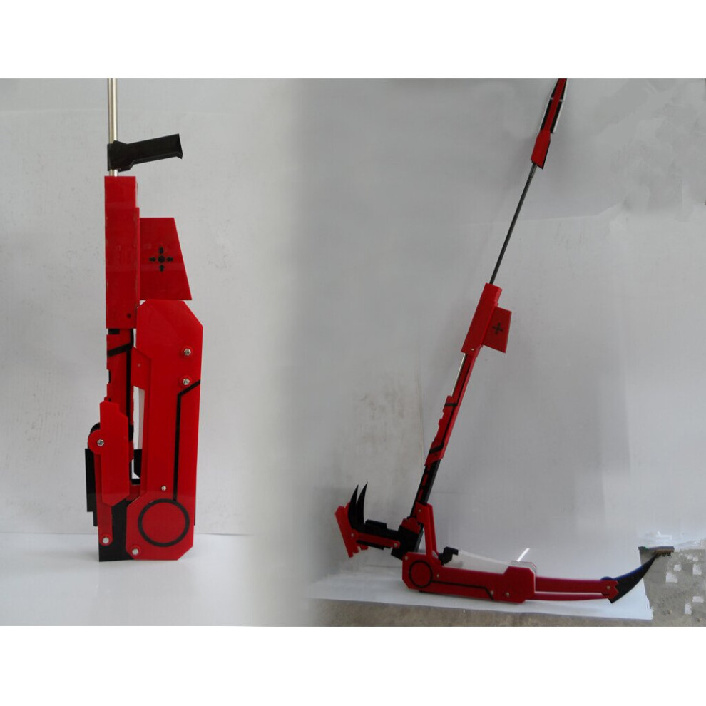 RWBY Ruby Rose Transformable Crescent Rose Cosplay Replica Scythe