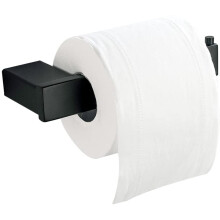 Casewind Wall Toilet Roll Holder Black Storage Kitchen Bathroom New