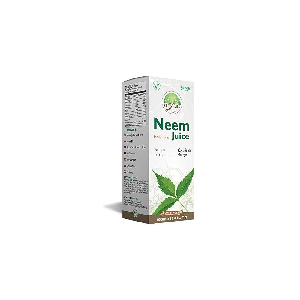 (Pack of 1	) Aryan Neem Juice 1ltr