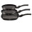 (Black Silver) Berlinger Haus 3pc Aluminium Non Stick Frying Pan 1
