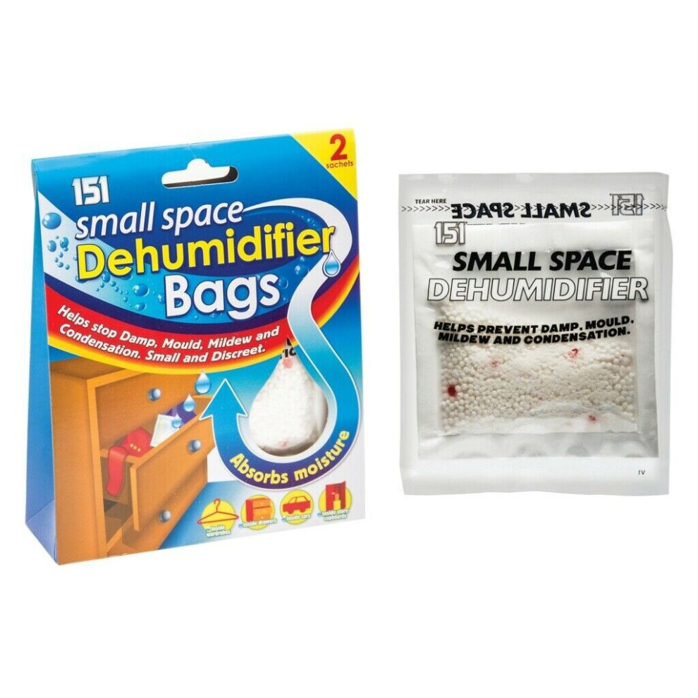 36 Gram Sachets Small Space Interior Dehumidifier Bag Damp Mould Moisture Car Clothes 15, 1 pack
