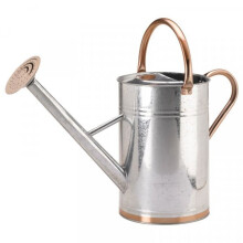 Large Durable Garden Watering Can 9 Litre, Galvanised Steel