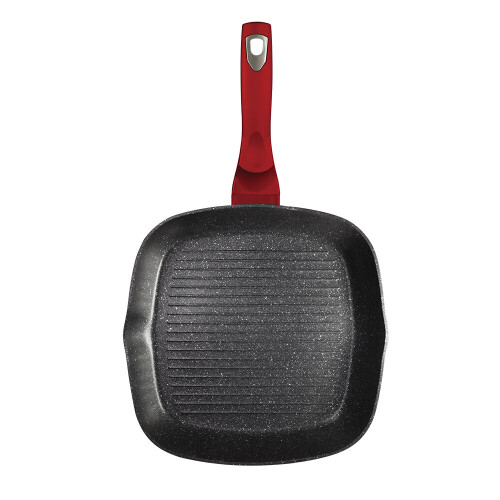 (Red) Berlinger Haus 3pc Aluminium Non Stick Frying Pan 1