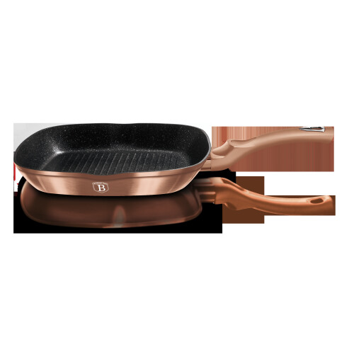 (Rose) Berlinger Haus 3pc Aluminium Non Stick Frying Pan 2