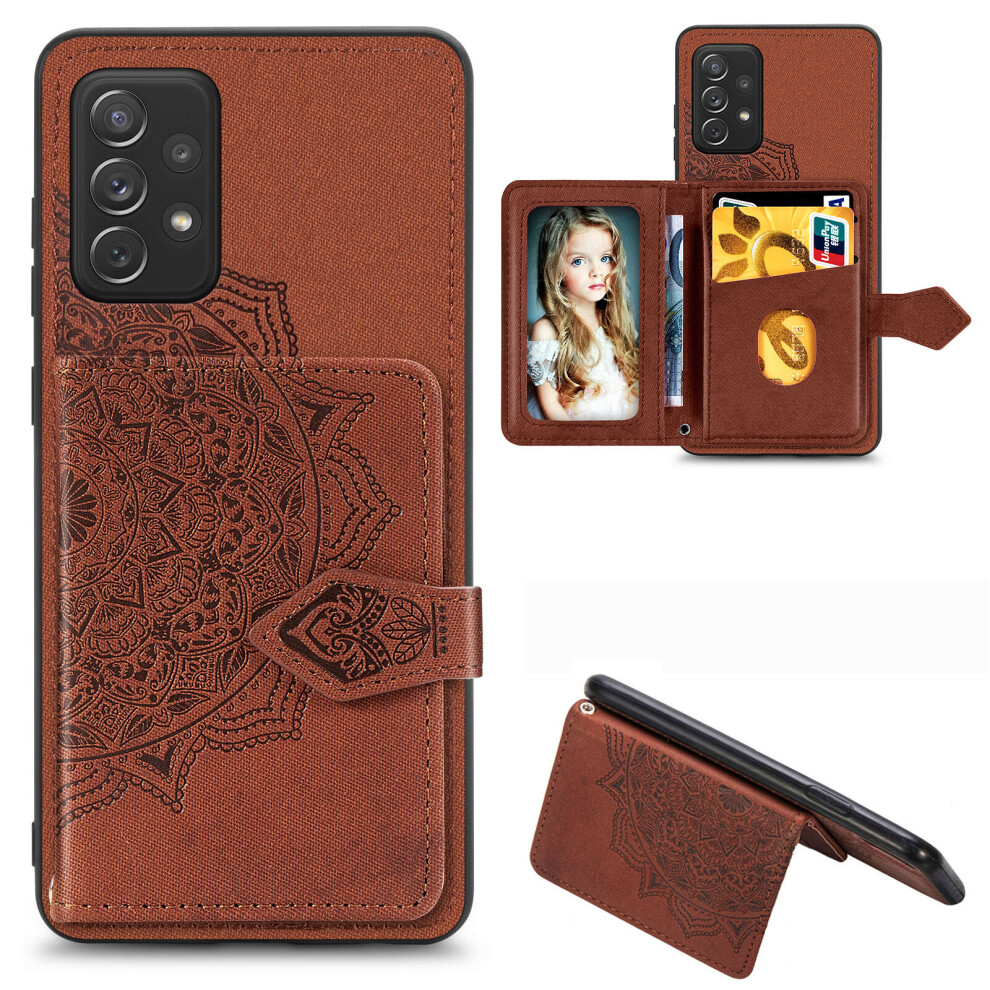 Samsung Galaxy A52 Case,for Samsung Galaxy A52 PU Leather Wallet Flip Protective Phone Case with Card Slots Holder Pocket, Case for Samsung Galaxy A52