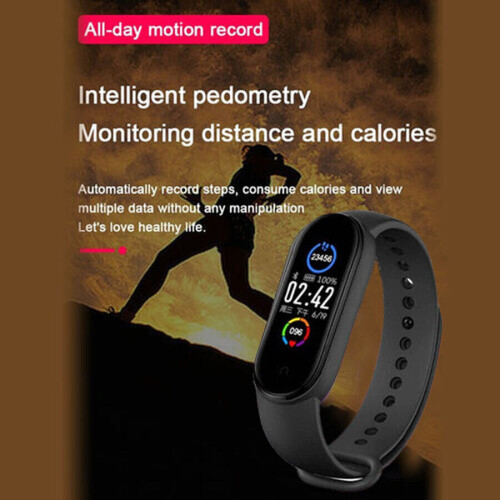 TJC M5 Smart Watch Wireless Fitness Band Tracker Bluetooth Call and Message Display. 2