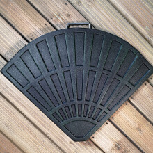 14Kg Black/Green Resin Cantilever Banana Garden Patio Parasol Base