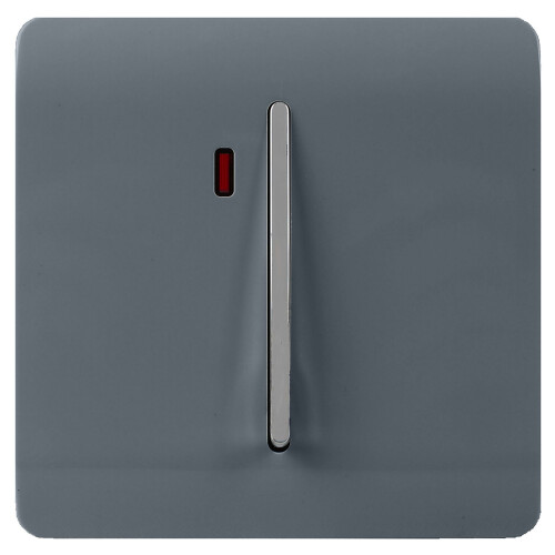 Trendi Switch Trendi 20 A Light Switch & Neon Insert Warm Grey