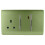 Trendi Switch Trendi 45 A Cooker Switch & Plug Socket Inc Neon Insert Moss Green 1