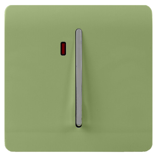 Trendi Switch Trendi 20 A Light Switch & Neon Insert Moss Green