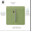 Trendi Switch Trendi 20 A Light Switch & Neon Insert Moss Green 2