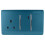 Trendi Switch Trendi 45 A Cooker Switch & Plug Socket Inc Neon Insert Ocean Blue 1