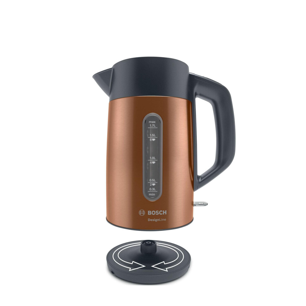 Bosch Twk4p439gb 1.7L Traditional Kettle - Copper