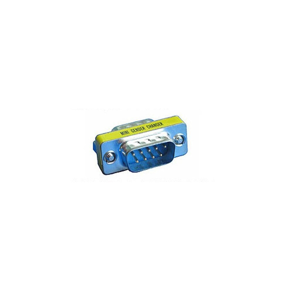 9 Pin Male Male Serial Rs232 Gender Changer Adapter 5055205100678