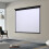 Living And Home (100 in) Manual Pull Down Projector Screen 4:3 Wall Mounted 2