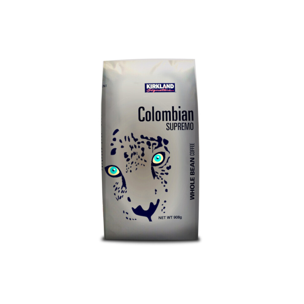 Kirkland Signature Colombian Supremo Whole Bean Coffee 907G