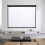 Living And Home (120 in) Manual Pull Down Projector Screen 4:3 Wall Mounted 1
