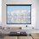 Living And Home (72 in) Manual Pull Down Projector Screen 4:3 Wall Mounted 1