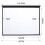 Living And Home (72 in) Manual Pull Down Projector Screen 4:3 Wall Mounted 6