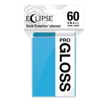 Ultra Pro E-15627 Eclipse Gloss Small Sleeves Confezione da 60 - Blu cielo