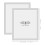 Assorted Photo Frames - Set of 10 White | M&W 7