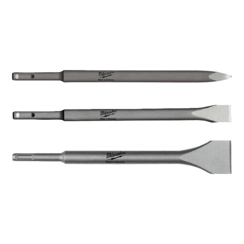 Milwaukee Milwaukee SDS Plus Chisel Set, 3 Piece 4932430001