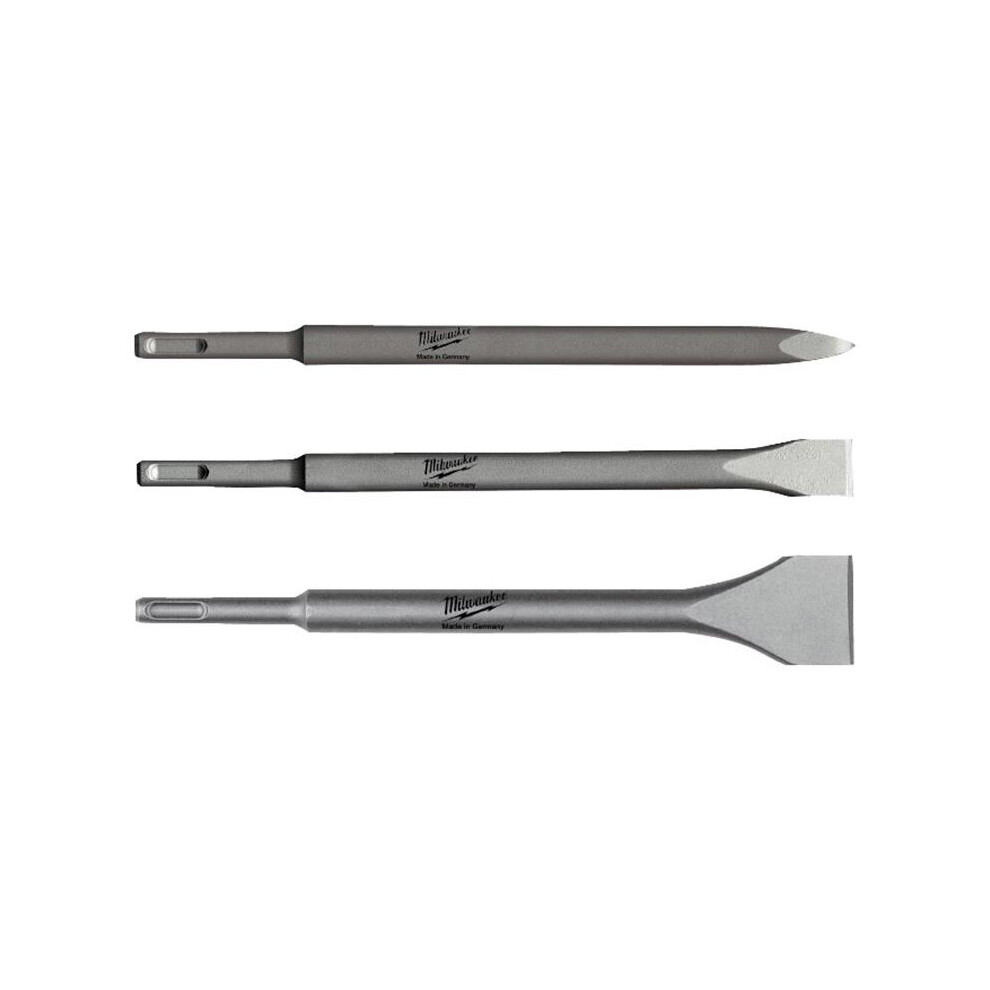 Milwaukee SDS Plus Chisel Set, 3 Piece 4932430001