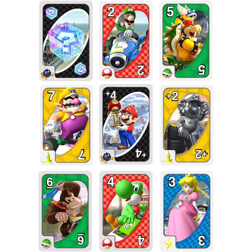 UNO Uno Mario Kart Card Game 1