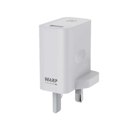 OnePlus Original OnePlus Warp Charge 30W Power Adapter With Red Dash Data Cable UK 1