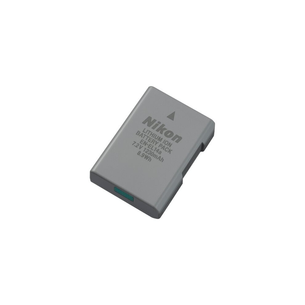 Nikon EN EL14a - Battery - Li-Ion - 1230 mAh - for Nikon D3200, D3300, D3400, D3500, D5200, D5300, D5500, D5600, Df; Coolpix P7700, P7800