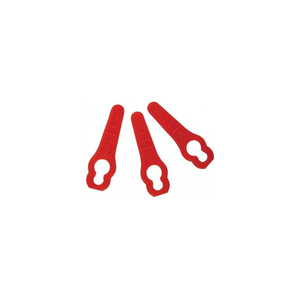 Pzpalmtree 50 X Alm Mower Plastic Blades Gp295 Suitable For Powerbase Qualcast And Challende Lawnmowers See Description For Specific Models