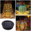 Solar Panel with LED Lantern Light Lid Solar Lights Top Replacement Part for Outdoor Hanging Lanterns DIY Table Lights Decor 5