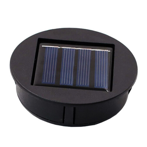 Solar Panel with LED Lantern Light Lid Solar Lights Top Replacement