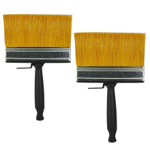 (2 Burshes) GEEZY 12 cm Premium DIY Paint Brushes for Professional Decorating and DIY Projects