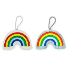 Kikkerland Rainbow Sponges Set Of 2 Fun Scratch Free Kitchen Scourers