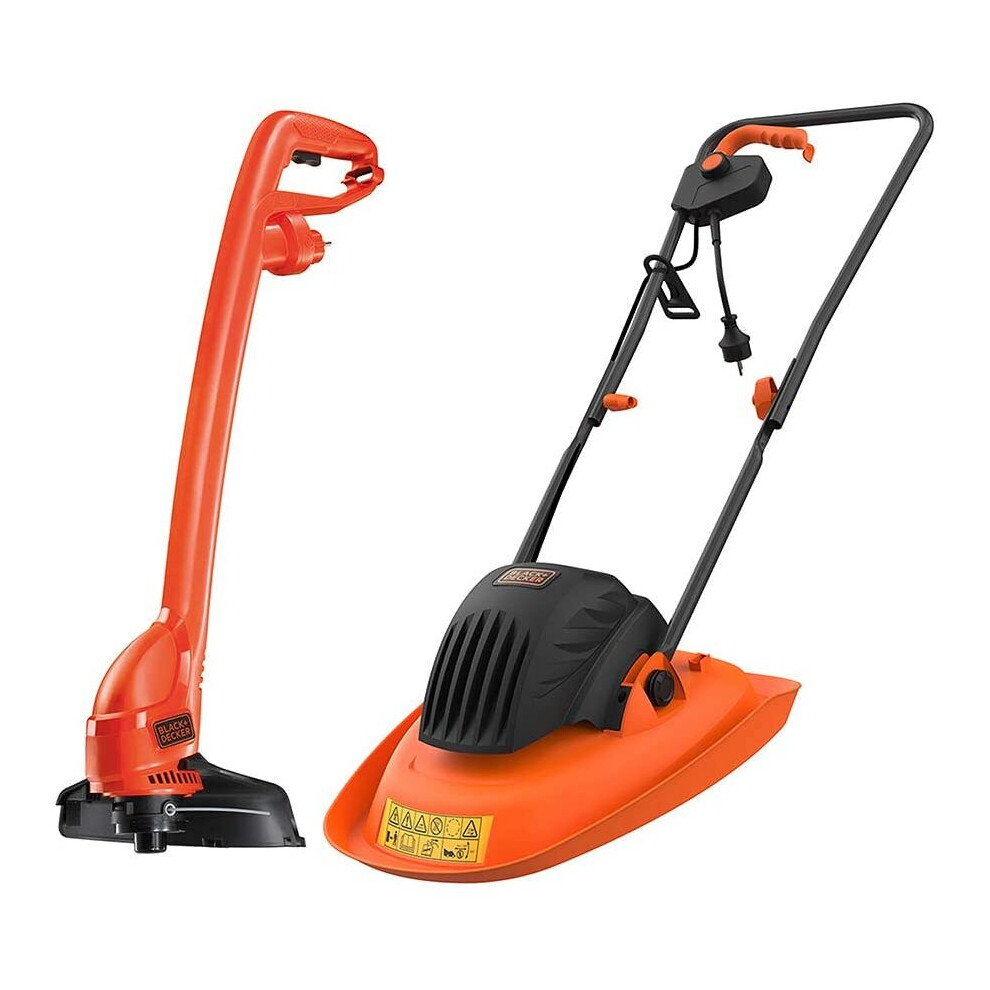 + Decker Bemwh551gl2-Gb Hover Lawnmower Including Grass Trimmer Black