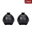 Vinsani 2pc Ice Cube Ball Moulds Reusable Sphere Shaped Ice Ball Maker 3