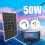 50W Flexible Solar Panel Controller Charging Marine Caravan Set Kit 11