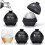 Vinsani 2pc Ice Cube Ball Moulds Reusable Sphere Shaped Ice Ball Maker 7