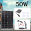 50W Flexible Solar Panel Controller Charging Marine Caravan Set Kit 1