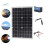 50W Flexible Solar Panel Controller Charging Marine Caravan Set Kit 6