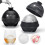 Vinsani 2pc Ice Cube Ball Moulds Reusable Sphere Shaped Ice Ball Maker 1