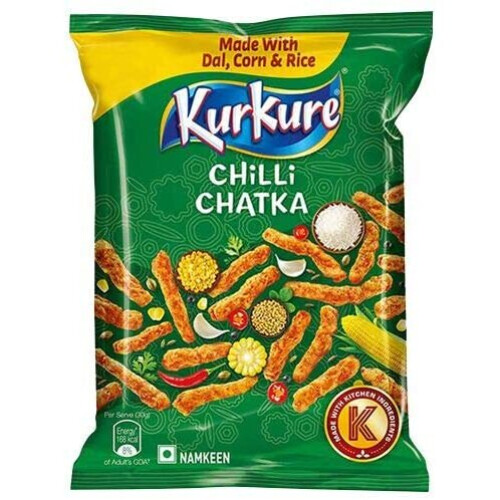 (Pack of 4) Kurkure Red Chilli Chatka 85g 1