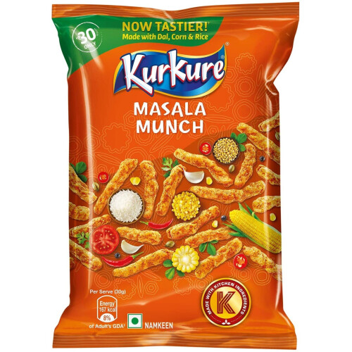 (Pack of 4	) Kurkure Masala Munch 85g 1
