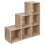 URBN Living (Oak) 6 Cube Step Storage Unit Shelf Organiser Bookcase 1