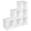 URBN Living (White) 6 Cube Step Storage Unit Shelf Organiser Bookcase 1