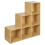 URBN Living (Beech) 6 Cube Step Storage Unit Shelf Organiser Bookcase 1