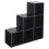 URBN Living (Black) 6 Cube Step Storage Unit Shelf Organiser Bookcase 1